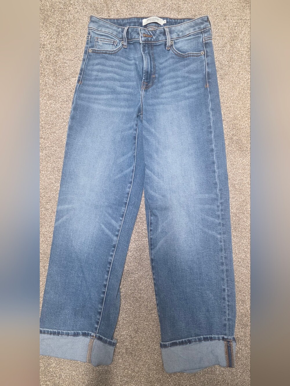 Women’s Cropped Ankle Denim Jeans - Classic Blue